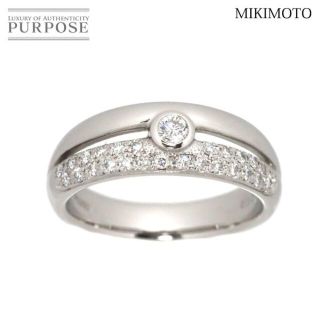 ミキモト(MIKIMOTO)のミキモト MIKIMOTO 15号 リング ダイヤ 0.32ct Pt プラチナ 指輪 VLP 90176861(リング(指輪))