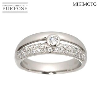 ミキモト(MIKIMOTO)のミキモト MIKIMOTO 15号 リング ダイヤ 0.32ct Pt プラチナ 指輪 VLP 90176861(リング(指輪))