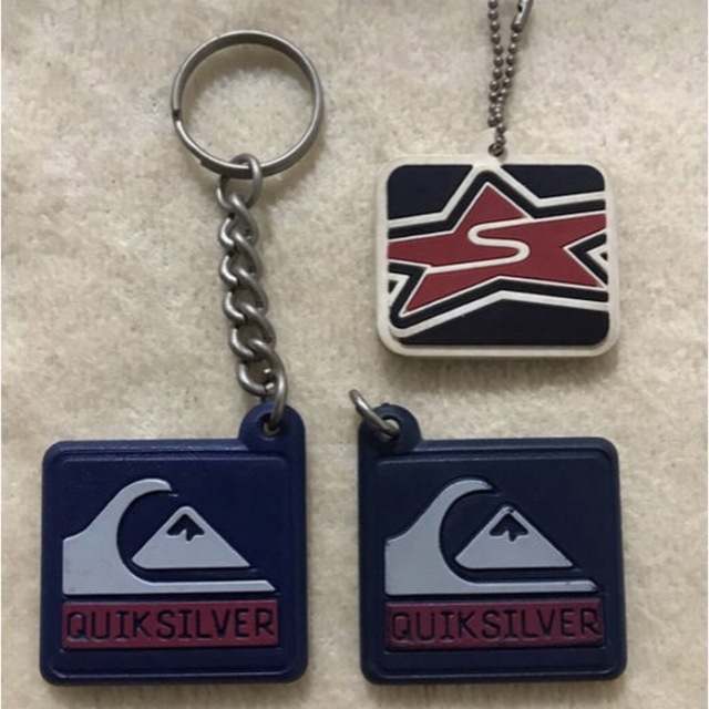 QUIKSILVER(クイックシルバー)の★キーホルダー3点セット ※汚れ・リングがない物あり★ スポーツ/アウトドアのスポーツ/アウトドア その他(サーフィン)の商品写真