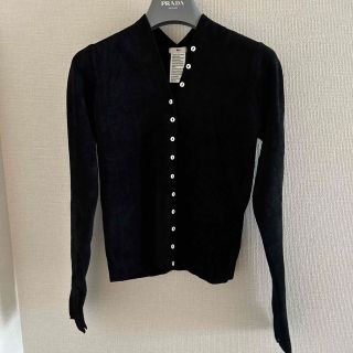 ダブルスタンダードクロージング(DOUBLE STANDARD CLOTHING)のダブスタ　カーディガン　ブラック　美品(カットソー(長袖/七分))