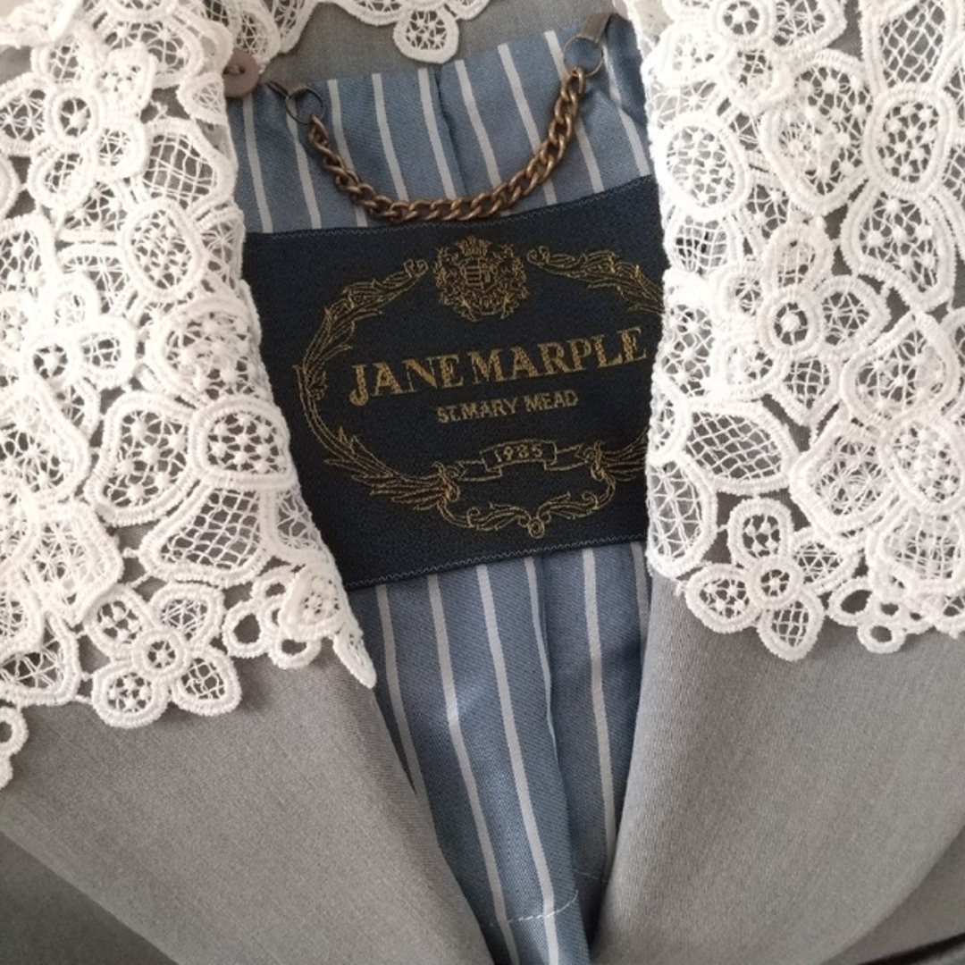 JaneMarple(ジェーンマープル)の【未使用】JMフラワーレースカラーのスプリングジャケット レディースのジャケット/アウター(テーラードジャケット)の商品写真