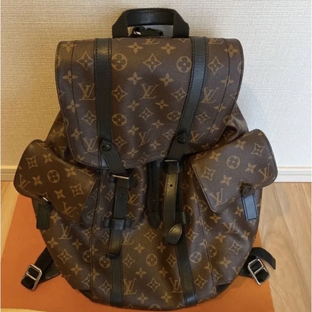 ルイヴィトン リュックサック エピ/シュプリーム クリストファー M53414 LOUIS VUITTON Supreme レッド/ノワール