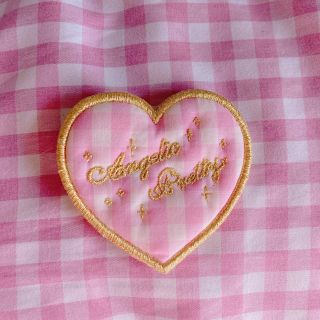 アンジェリックプリティー(Angelic Pretty)のAngelicPretty LoveHeartギンガムクリップ ピンク(バレッタ/ヘアクリップ)