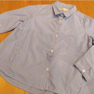 ザラキッズ(ZARA KIDS)のZARA　キッズ服　ストライプシャツ(Tシャツ/カットソー)