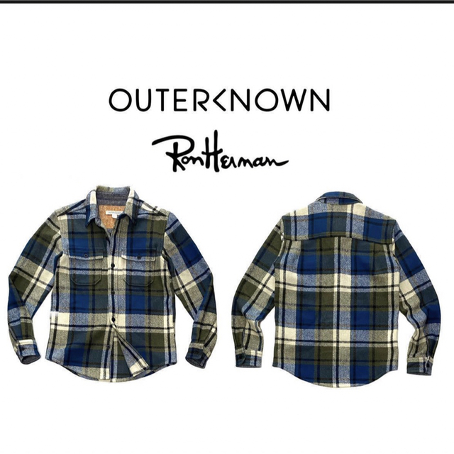 ★【期間値引き】OuterKnown アウターノーン　チェックシャツ