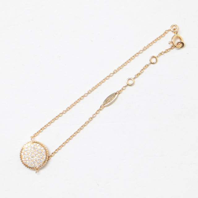 Dior ディオール ブレスレット アクセサリー ピンクゴールド スター ダイヤモンド パヴェ K18PG ローズデヴァン ROSE DES VENTS 高級 ギフト プレゼント スター おしゃれ 可愛い 大人 上品 華やか パーティー 【レディース】【中古】【美品】【K3631】