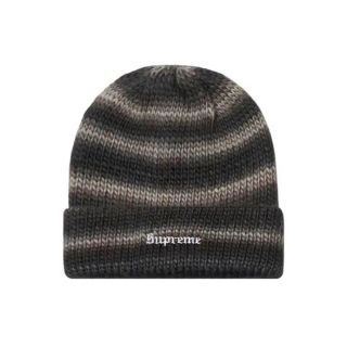 シュプリーム(Supreme)のSupreme Ombre Stripe Beanie Black(ニット帽/ビーニー)