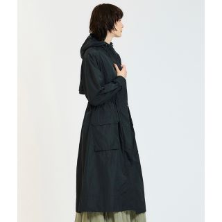 新品 エストネーション ナイロン フードロングコート