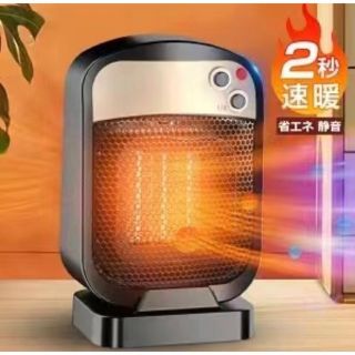 セラミックファンヒーター 電気ファンヒーター 小型 2秒速暖 卓上ヒーター (ファンヒーター)