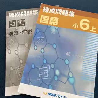 練成問題集　国語　6年上(語学/参考書)