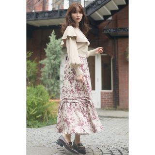 Her lip to - Autumn Botanical Printed Skirtの通販 by mofufu's shop