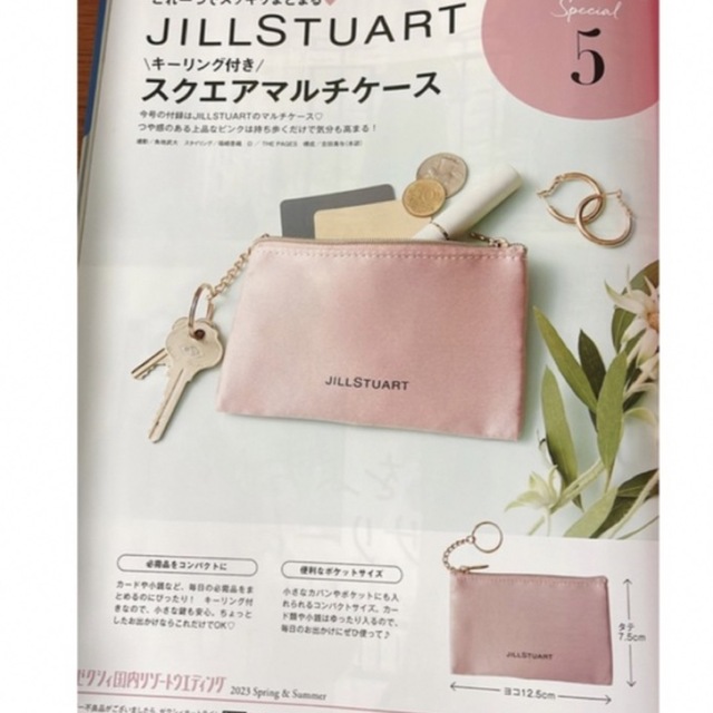 JILLSTUART(ジルスチュアート)のジルスチュアート　スクエアマルチケース レディースのファッション小物(ポーチ)の商品写真