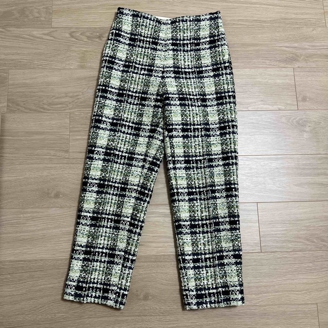 未使用 DRAWERファンシーツイード ストレートパンツ