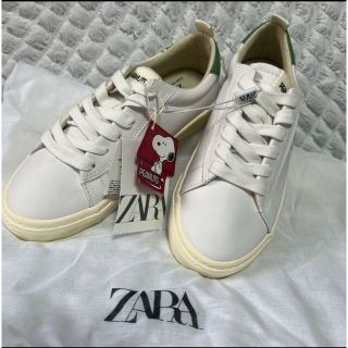 ザラ(ZARA)の早いもの勝ち❣️ZARA ❣️20.5cm SNOOPYコラボスニーカー❣️(スニーカー)