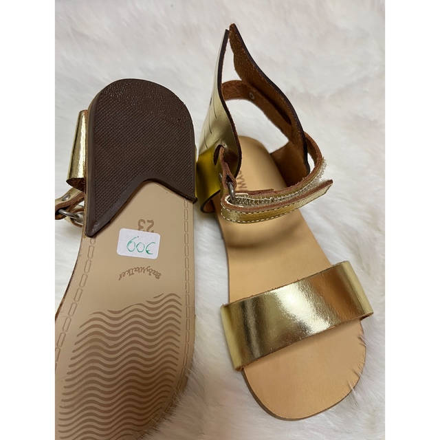 Caramel baby&child (キャラメルベビー&チャイルド)のBABY WALKER leather sandals 23 キッズ/ベビー/マタニティのベビー靴/シューズ(~14cm)(サンダル)の商品写真