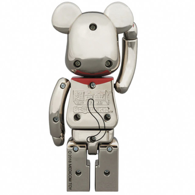 BE@RBRICK(ベアブリック)の超合金 BE@RBRICK 招き猫 銀メッキ弐 エンタメ/ホビーのフィギュア(その他)の商品写真