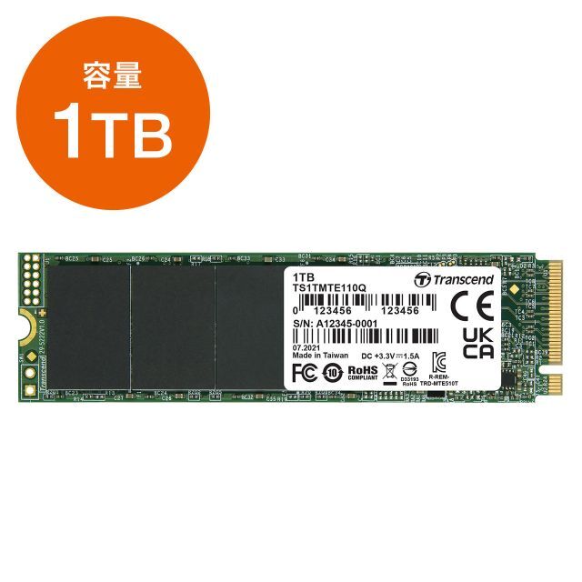 新品 内蔵SSD M.2 NVMe 1.0TB TS1TMTE110Q