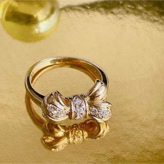 TASAKI K18ダイヤモンドリボンモチーフ 値下げ!