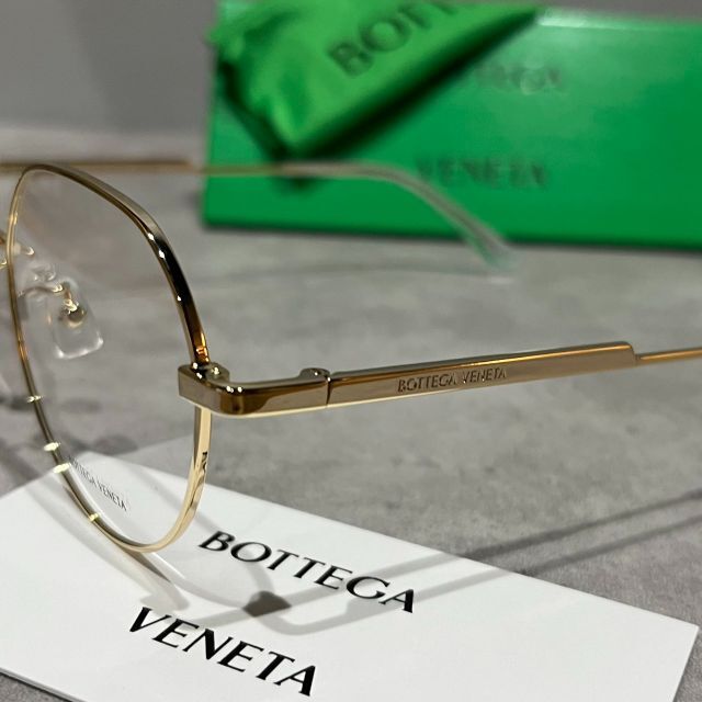 即納-96時間限定 新品 ボッテガ BV1076OA BV 1076 OA 002 メガネ