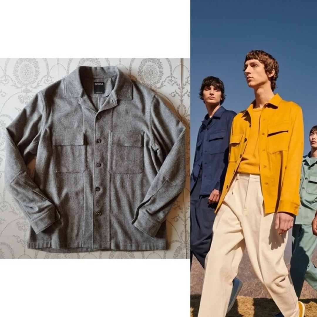 Ermenegildo Zegna - ゼニア OASI カシミヤ オーバーシャツ Ermenegildo Zegna - ゼニア OASI カシミヤ オーバーシャツ