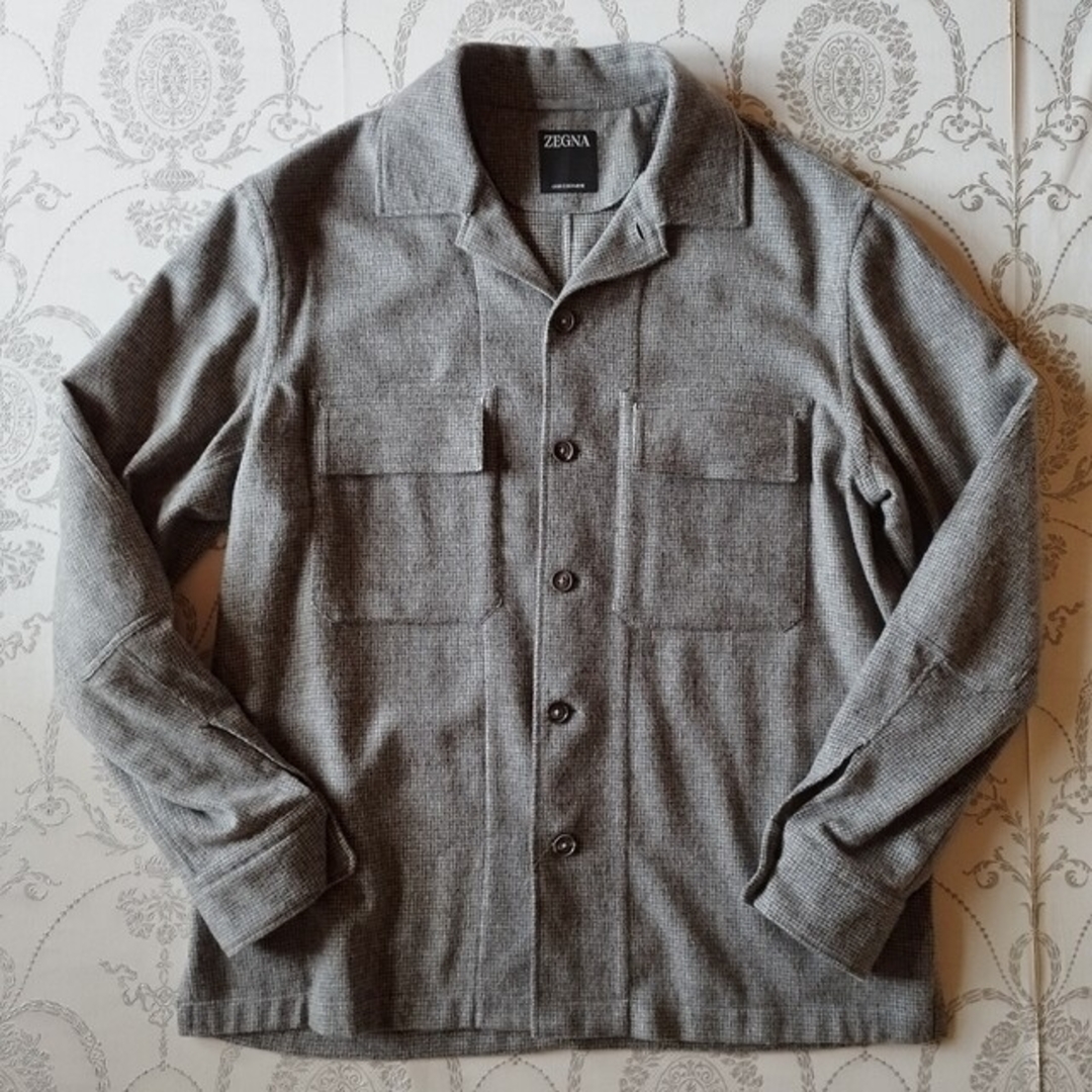 Ermenegildo Zegna - ゼニア OASI カシミヤ オーバーシャツ Ermenegildo Zegna - ゼニア OASI カシミヤ オーバーシャツ