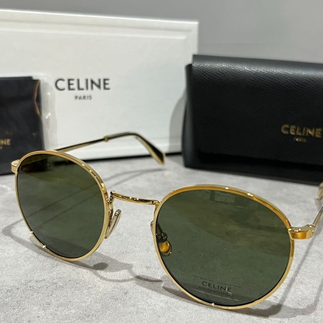 美品】CELINE PARIS サングラス カラーレンズ 箱付き-