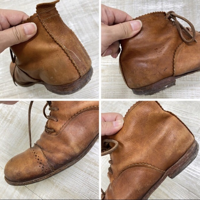 Paul Harnden(ポールハーデン)のポールハーデン PH LEATHER BOOTS レースアップ レザー ブーツ レディースの靴/シューズ(ブーツ)の商品写真