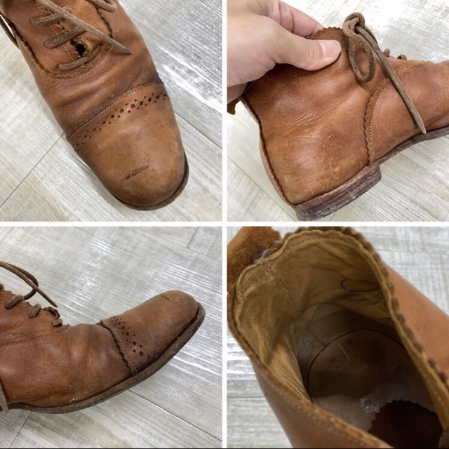 Paul Harnden(ポールハーデン)のポールハーデン PH LEATHER BOOTS レースアップ レザー ブーツ レディースの靴/シューズ(ブーツ)の商品写真