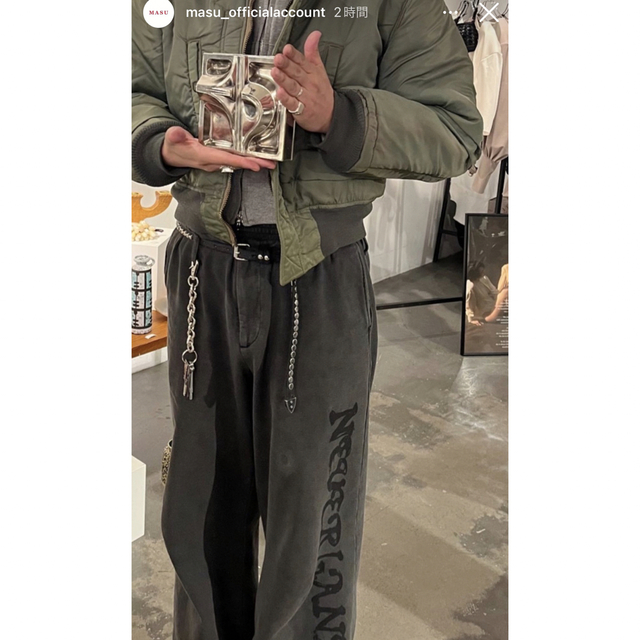 MASU 23ss NEVERLAND BAGGY SWEAT PANTS 44-