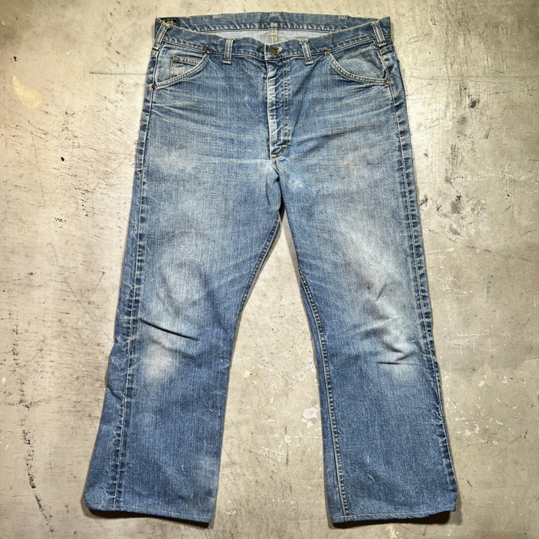 70's 200 ブーツカットデニム サイド黒タグ 実寸W39 新しい季節 17500