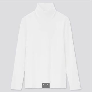 ユニクロ(UNIQLO)のストレッチコットン タートルネックT(カットソー(長袖/七分))