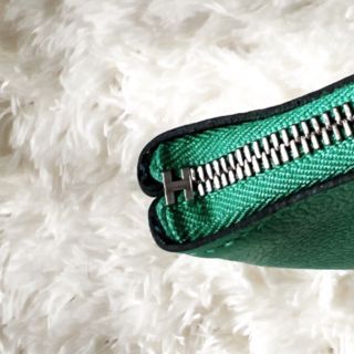 美品 HERMES エルメス アトゥ ポーチ カデナ ウエストバッグ グリーン