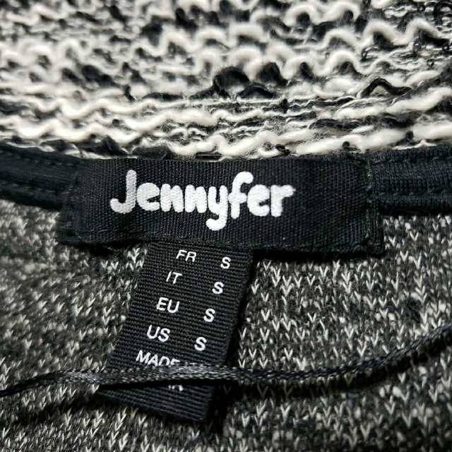 マーブル模様 ロングニット モノトーン ニットワンピ Jennyfer レディースのトップス(ニット/セーター)の商品写真