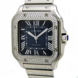 カルティエ(Cartier)のカルティエ/サントスドゥカルティエMM/SS/ダイヤベゼル/W4SA0006(腕時計(アナログ))