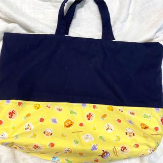 ハンドメイド レッスンバッグ 手提げ マチあり  入学 入園 学校 P(バッグ/レッスンバッグ)