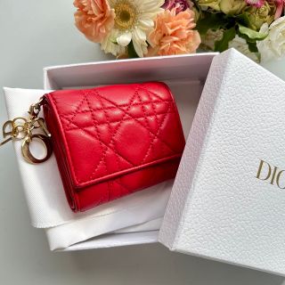 ディオール(Dior)のレディディオール　LADY DIOR ロータスウォレット　コンパクト財布　(財布)