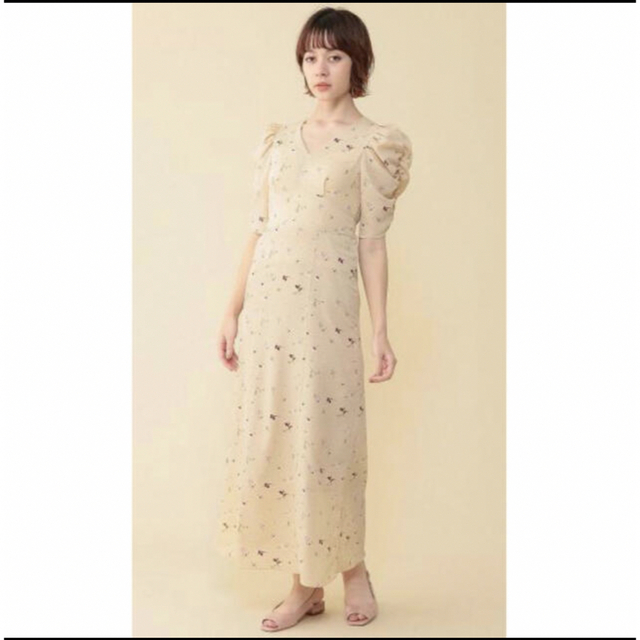 美品 DEICY カラフルフラワーワンピース M - ロングワンピース