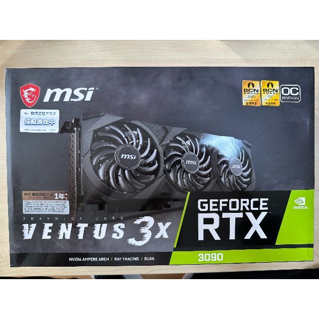 MSI GeForce RTX 3090 VENTUS スマホ/家電/カメラのPC/タブレット(PCパーツ)の商品写真