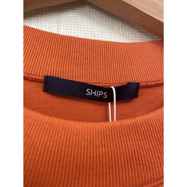 SHIPS(シップス)のships オレンジ　トレーナー　スウェット メンズのトップス(スウェット)の商品写真