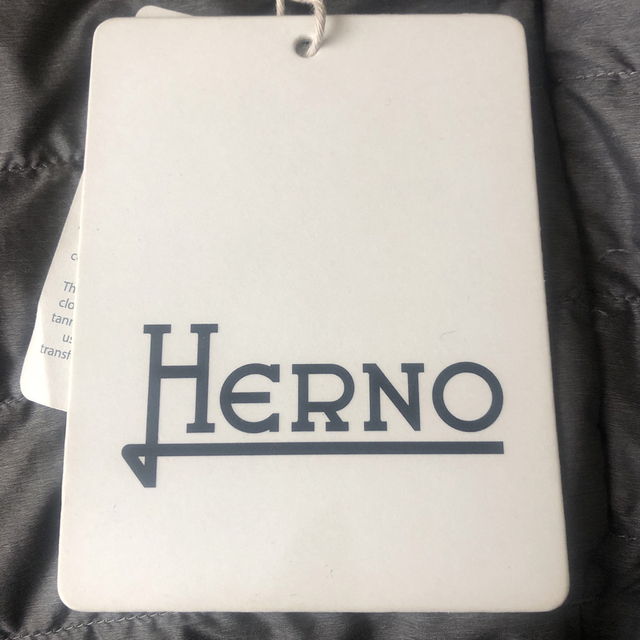 HERNO(ヘルノ)のヘルノ　ダウンコート　黒　40 レディースのジャケット/アウター(ダウンコート)の商品写真