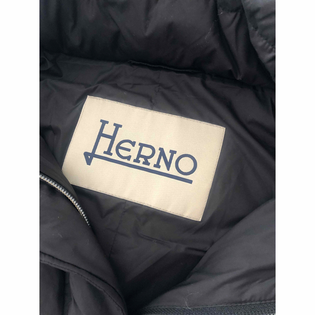 HERNO(ヘルノ)のヘルノ　ダウンコート　黒　40 レディースのジャケット/アウター(ダウンコート)の商品写真