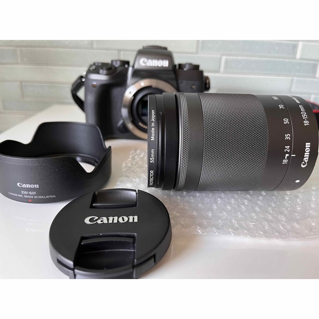 Canon(キヤノン)のCanon EOS M５EF-M18-150mm レンズ付き美品 スマホ/家電/カメラのカメラ(ミラーレス一眼)の商品写真