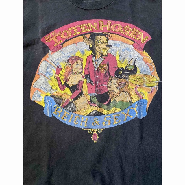 レア 90'S 当時物 90s DIE TOTEN HOSEN Tシャツ　XL メンズのトップス(Tシャツ/カットソー(七分/長袖))の商品写真