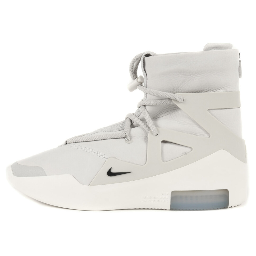 FEAR OF GOD フィアオブゴッド NIKE AIR FEAR OF GOD 1 LIGHT BONE (AR4237-002) 18AW  ナイキ エアフィアオブゴッド 1 ライトボーン ブラック サイズ：US10.5 28.5cm スニーカー コラボ【メンズ】【中古】【美品】 | ...