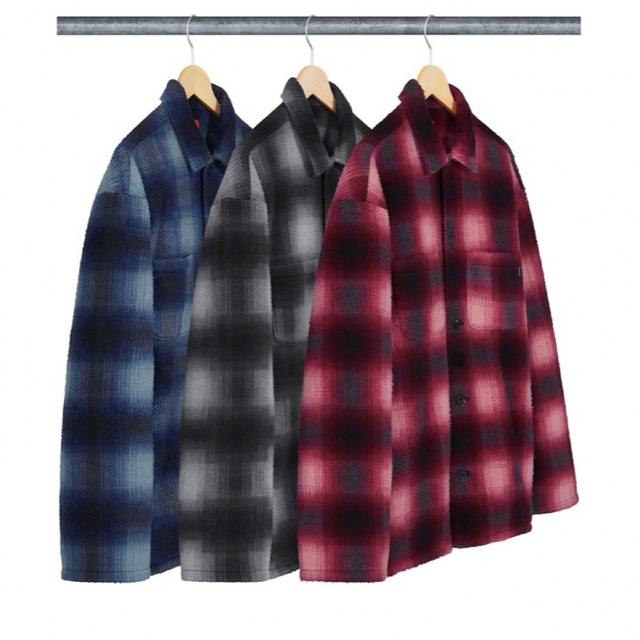 Supreme Shadow Plaid Fleece Shirt