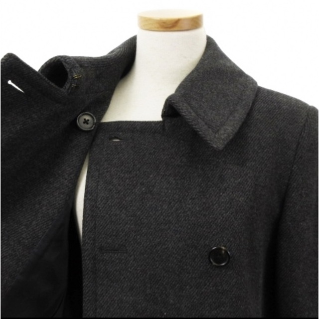 Ralph Lauren(ラルフローレン)のアールエルラルフローレン ロング コート ステンカラー ダブル グレー 9 レディースのジャケット/アウター(その他)の商品写真