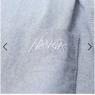 ナンガ(NANGA)のNANGA ナンガ　コットン デイリーシャツ　L ホワイト(シャツ)