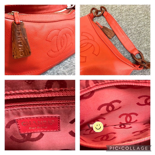 豪華 美品 CHANEL - CHANEL シャネル 赤 ハンドバッグ ワンショルダー 豪華 美品 CHANEL - CHANEL シャネル 赤 ハンドバッグ ワンショルダー
