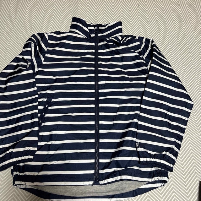 GAP(ギャップ)の【150】GAPストライプウィンドブレーカー キッズ/ベビー/マタニティのキッズ服女の子用(90cm~)(ジャケット/上着)の商品写真