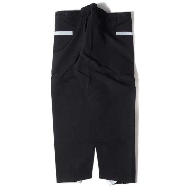 ANREALAGE アンリアレイジ パンツ PUMA プーマ オーバーサイズ ラッピングパンツ WOVEN JACKET 22AW ブラック 黒 M コラボ ボトムス ズボン 【メンズ】